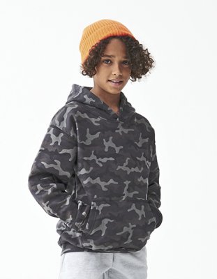 Kinder Camouflage Hoodie AWDis JH014J